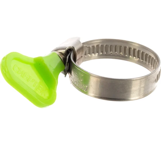 Хомут металл. крепл.ключ 20-32мм Сибртех