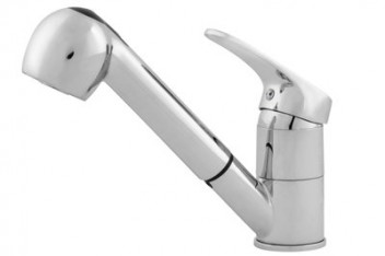 Смеситель д/кух RUSANT латунь, с выдвижн.лейкой 311-65