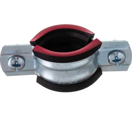 Хомут трубный металлический 3/4" "PREMIUM" (25-28) М8