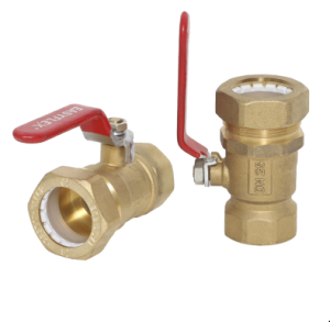 Кран шар. для гофр.труб (мама) 20F Кофулсо