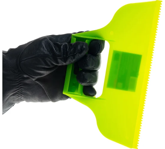 Шпатель для клея пластик. зуб 2х2мм //Сибртех