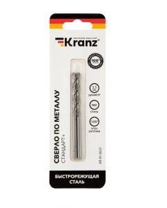 Сверло по металлу 3.5x70x39мм P6M5 Стандарт+(2шт) //KRANZ