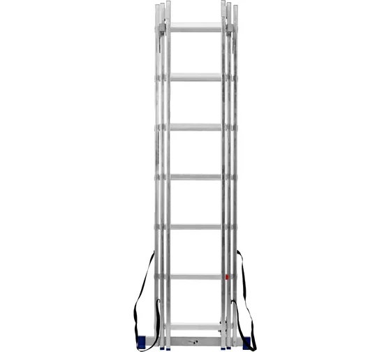 Лестница 3 секции 7 ступеней алюмин// Сибртех