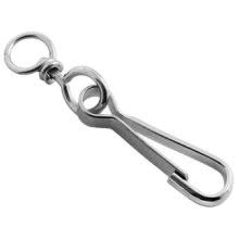 Карабин пружинный тип 125 с вертлюгом цинк DIN 4293 90мм