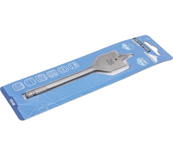 Сверло по дереву перовое, 28 мм 6-гранный хвостовик// Matrix