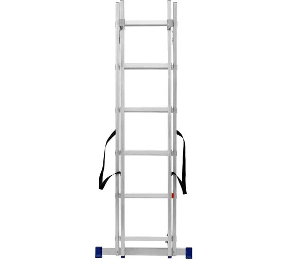 Лестница 2 секции 6 ступеней. алюмин.// Сибртех