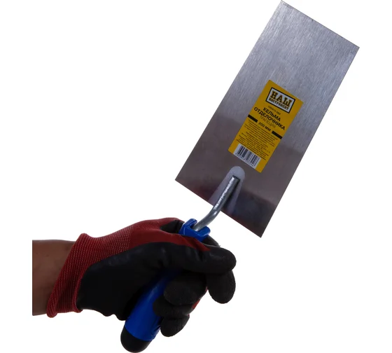 Кельма отделочника нерж.сталь трапец. 200мм "Наш Инструмент"