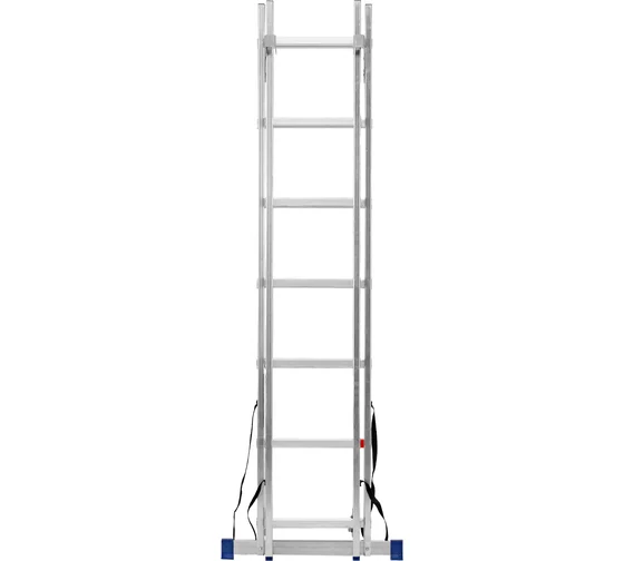 Лестница 2 секции 7 ступеней. алюмин.// Сибртех