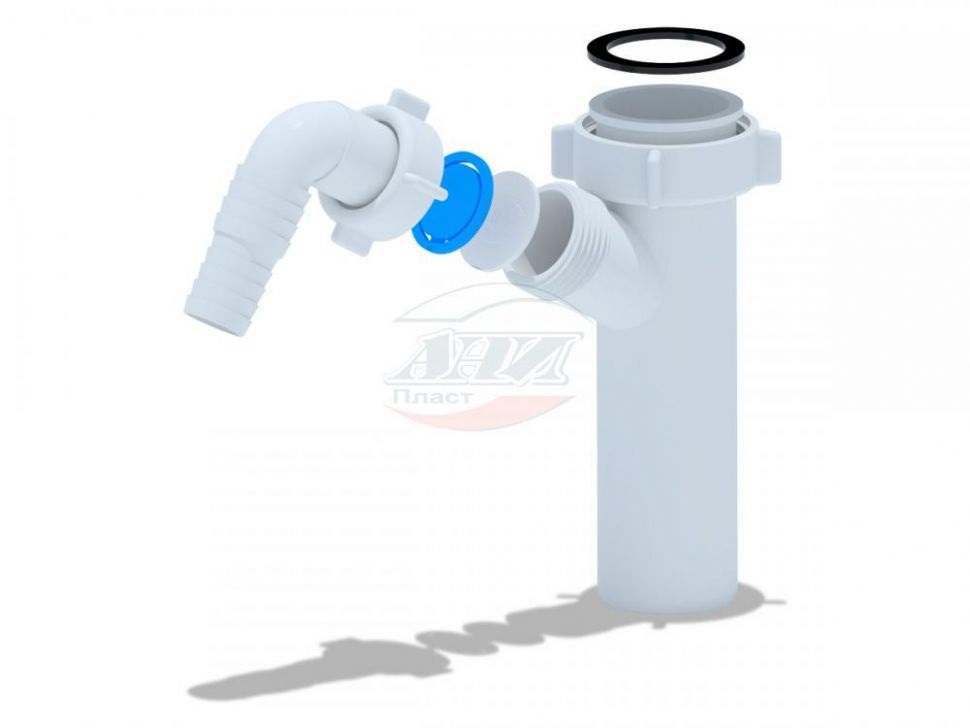 Отвод стир.машины 1 1/2"*40 M140 "АНИ"