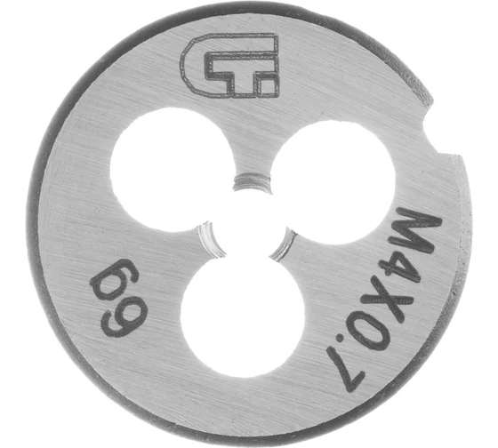 Плашка М4х0,7мм Сибртех