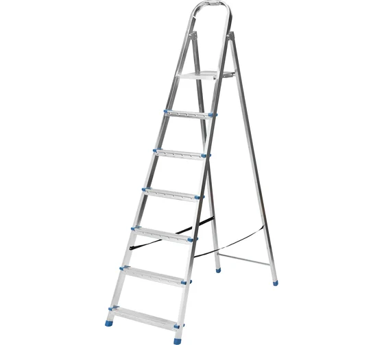 Стремянка 7 ступеней стальная оцинк. Сибртех