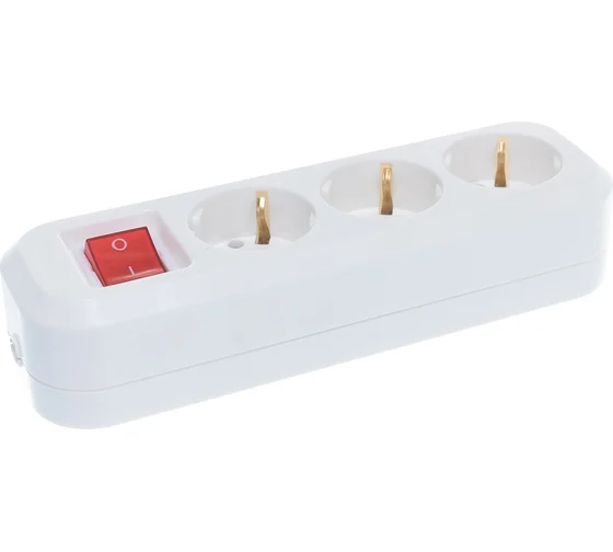 Колодка 3 гн. с/з  и выкл. IONICH