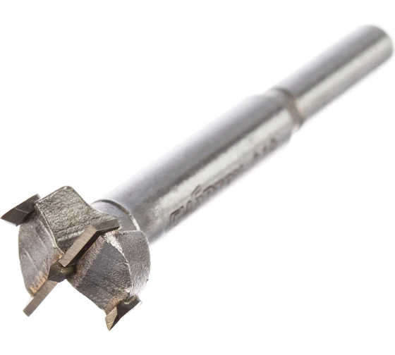 Сверло Форстнера по дереву, 19 мм, цилиндрический хвостовик// Сибртех