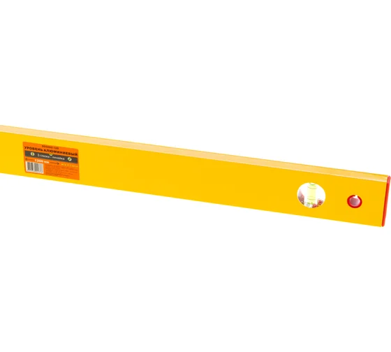 Уровень алюминиевый 1200 мм (3 глазка с линейкой) SANTOOL