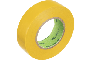 Изолента ПВХ 19мм*20м желтая Сибртех