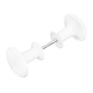 Ручка-кнопка РК1 пласт. белая// Металлист