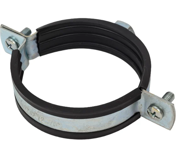 Хомут трубный металлический 2 1/2" (72-78) М10