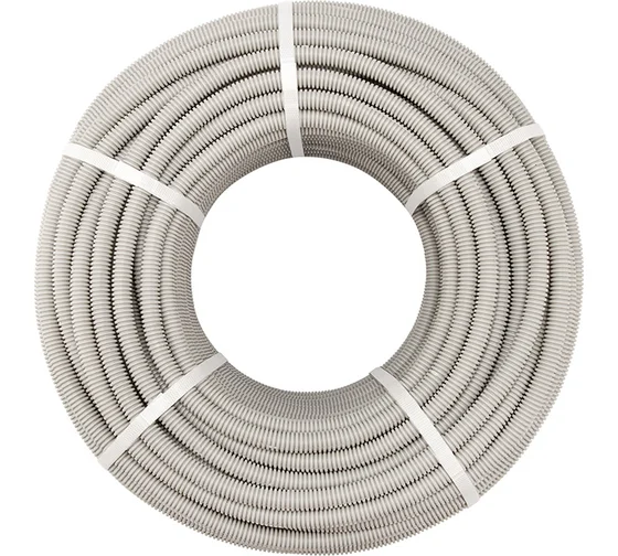 Труба гофр. ПВХ с зондом d 25мм REXANT