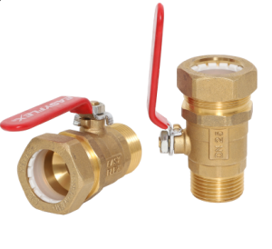 Кран шар. для гофр.труб (папа) 25M Кофулсо