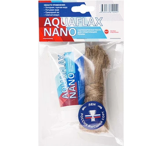 Паста Aquaflax nano тюбик 30 гр. + 15 гр. лен