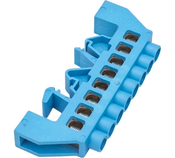 Шина "N" нулевая на DIN-рейку 8х12мм 10гр REXANT