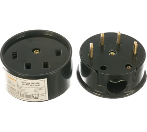 Разъем РШ-ВШ карб. 32А 380В черный UNIVersal