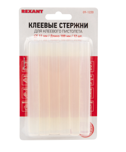 Стержни клеевые прозрачные 11х100мм 12шт REXANT