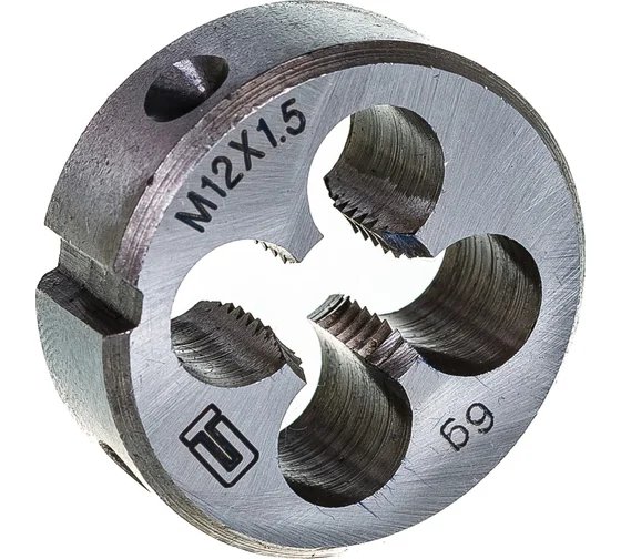 Плашка М12х1,5мм Сибртех