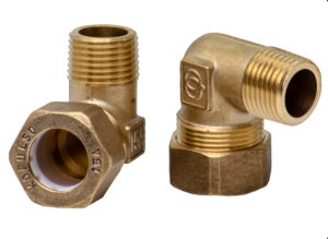 Муфта с угл."труба-НР" 15мм*1/2" Кофулсо