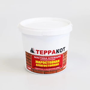 Мастика универс. Терракот для печей/каминов 1,5кг