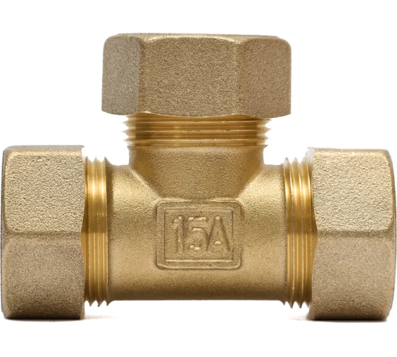 Тройник "труба-труба-труба" 20*20*20мм Кофулсо