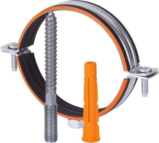 Хомут трубный металлический 4" (108-116) УЦЕНКА 